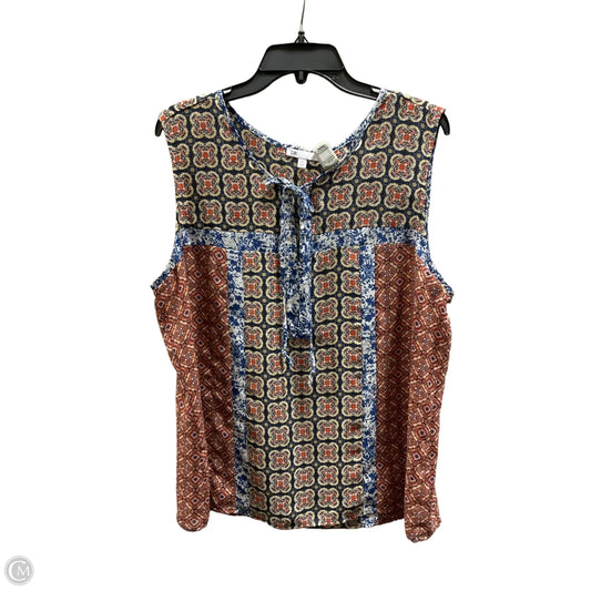 Top Sleeveless By Dr2 In Multi-colored, Size: Xl