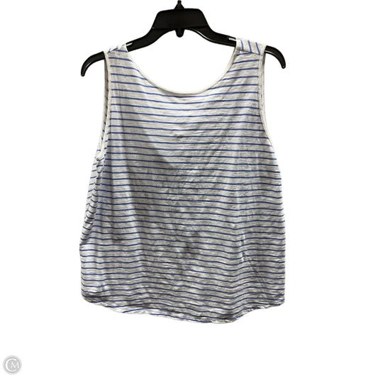 Top Sleeveless Basic By Loft In Striped Pattern, Size: L