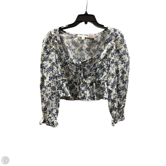 Top Long Sleeve By Chelsea And Violet In Floral Print, Size: M