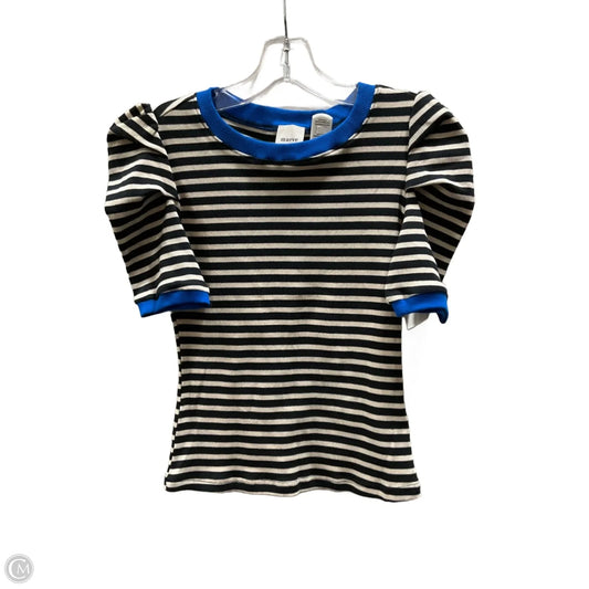 Top Short Sleeve By Maeve In Striped Pattern, Size: Xxs