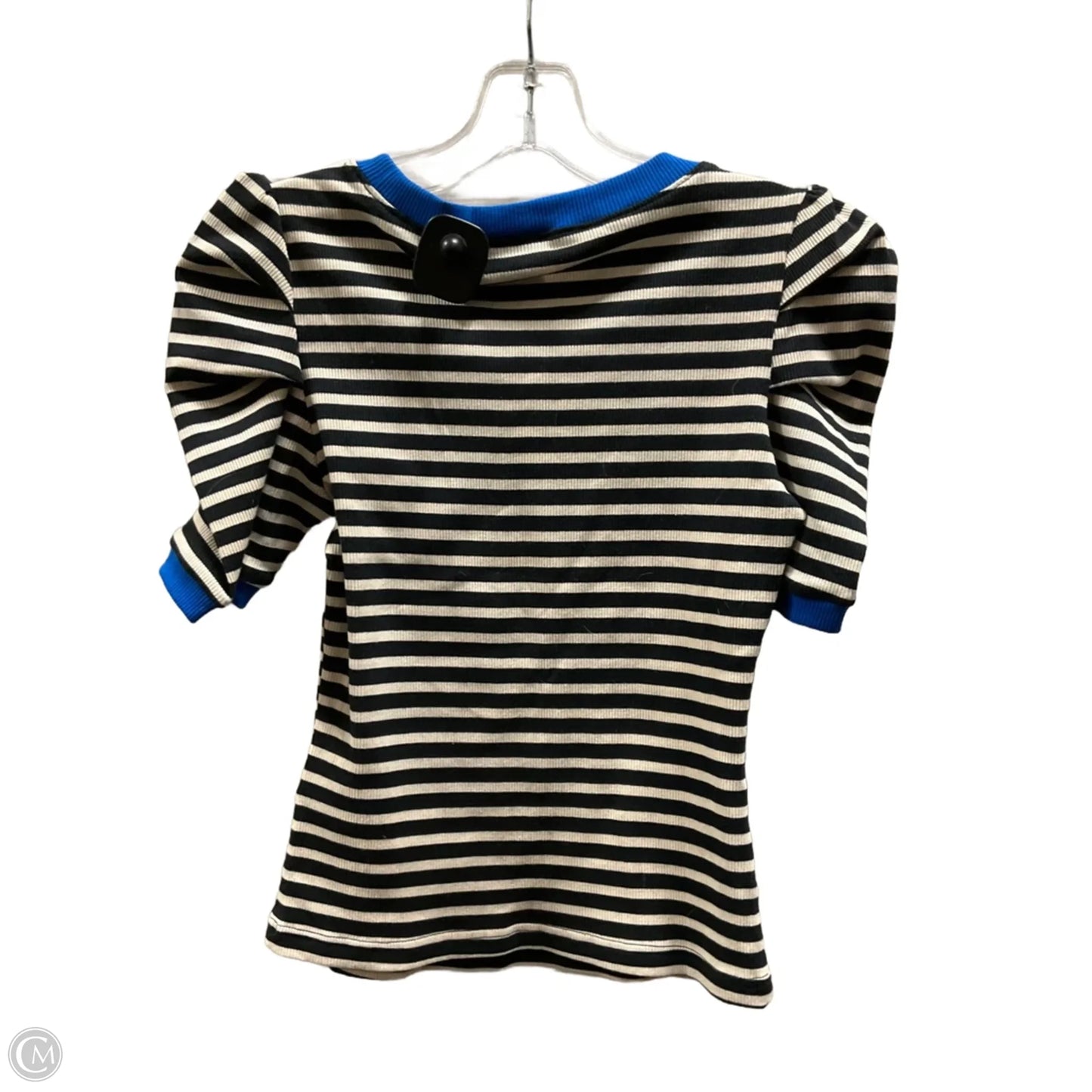 Top Short Sleeve By Maeve In Striped Pattern, Size: Xxs