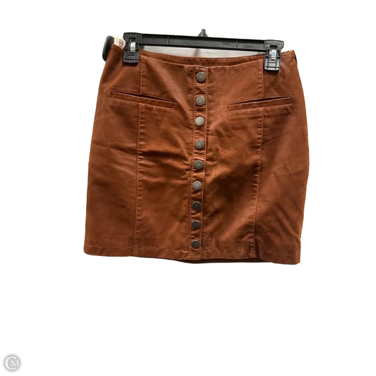 Skirt Midi By Free People In Brown, Size: 6