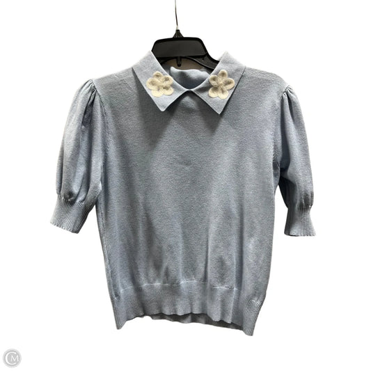 Top Short Sleeve By Aaeda In Blue, Size: M