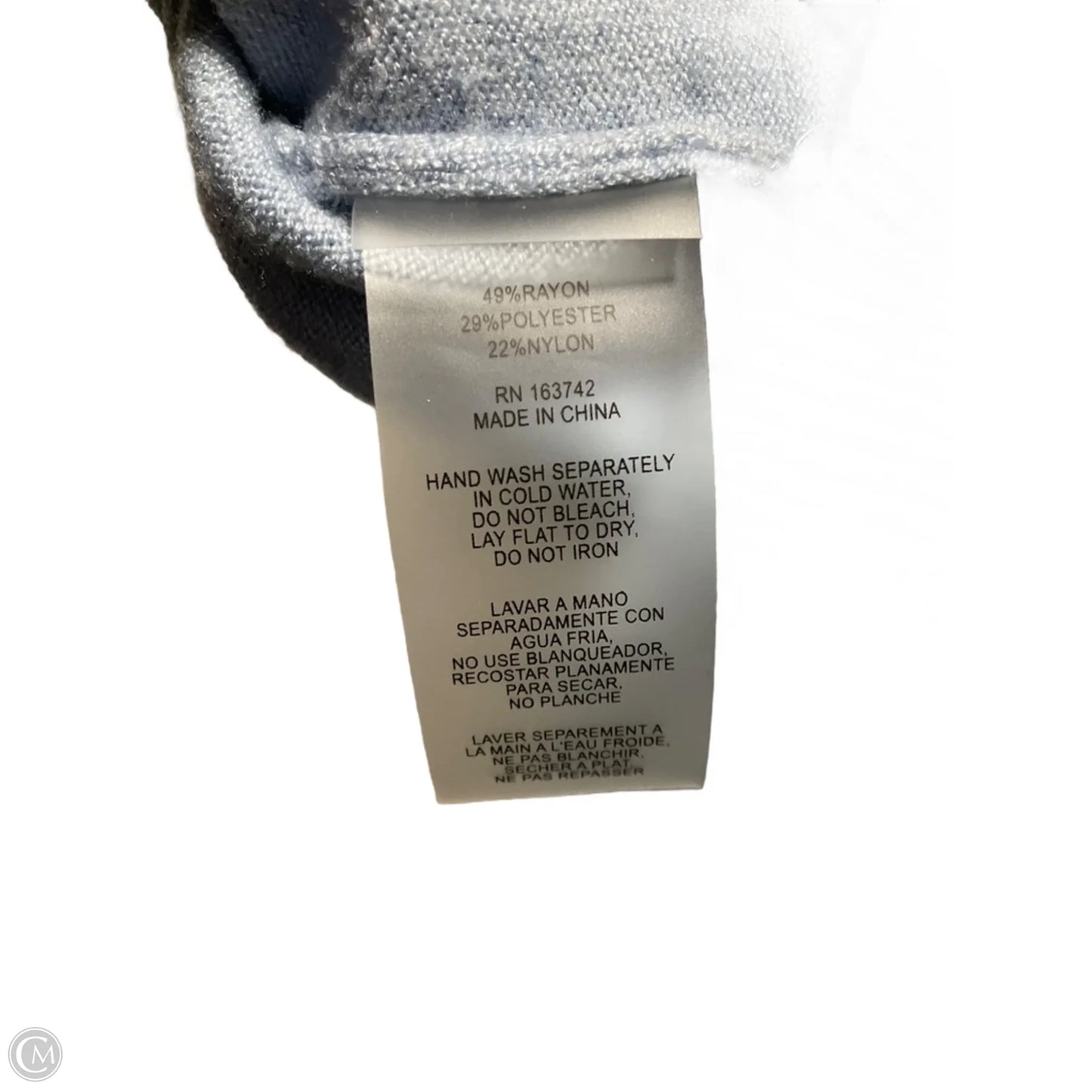 Top Short Sleeve By Aaeda In Blue, Size: M