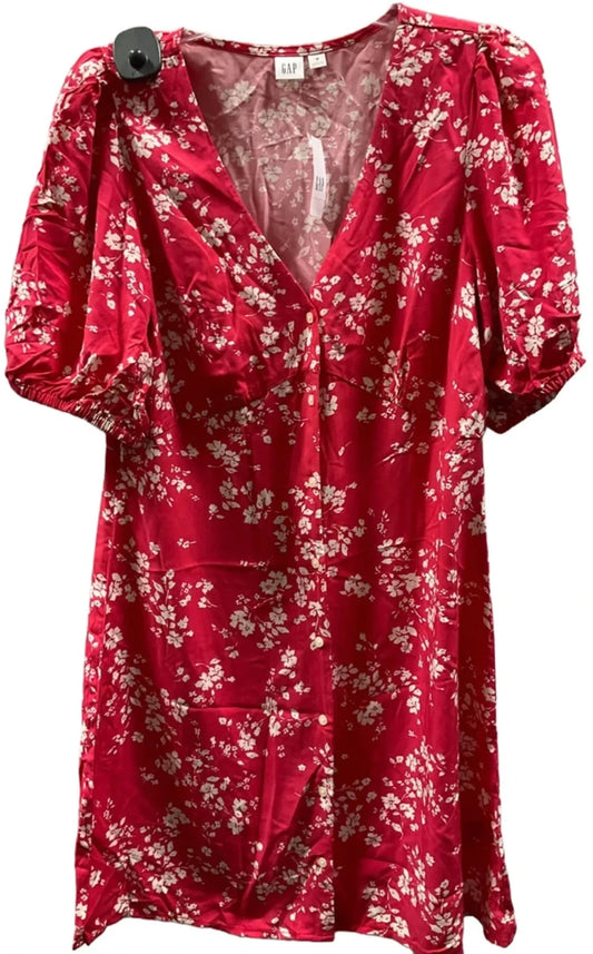 Top Short Sleeve By Gap In Floral Print, Size: M