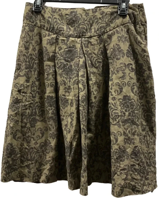 Skirt Midi By Banana Republic In Green, Size: 6