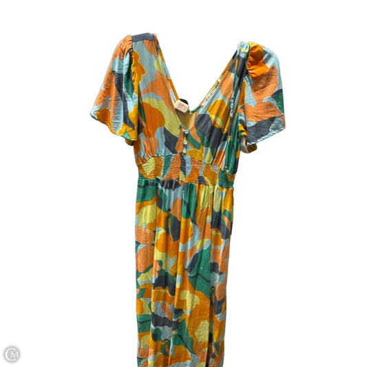 Dress Casual Midi By Abel The Label In Multi-colored, Size: S