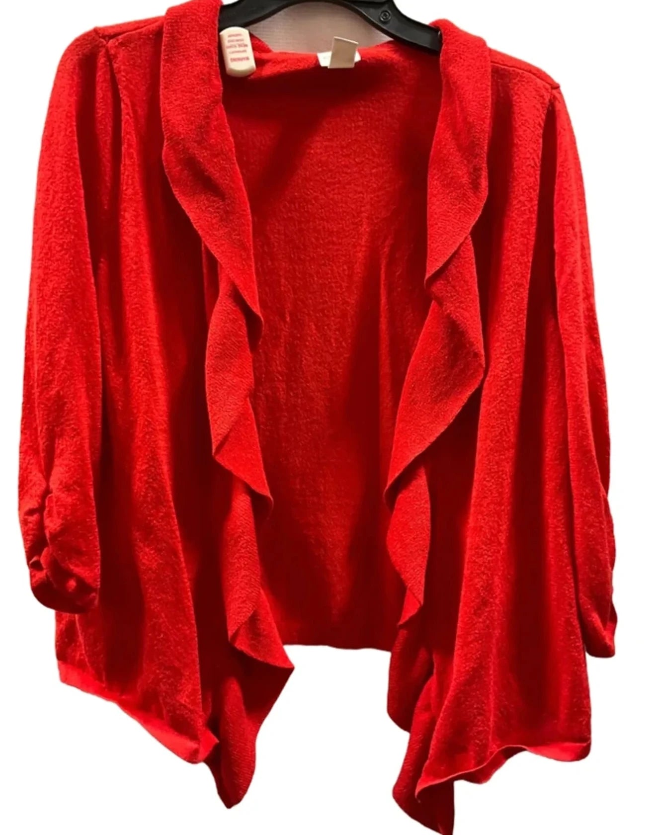 Cardigan By Chicos In Red, Size: L