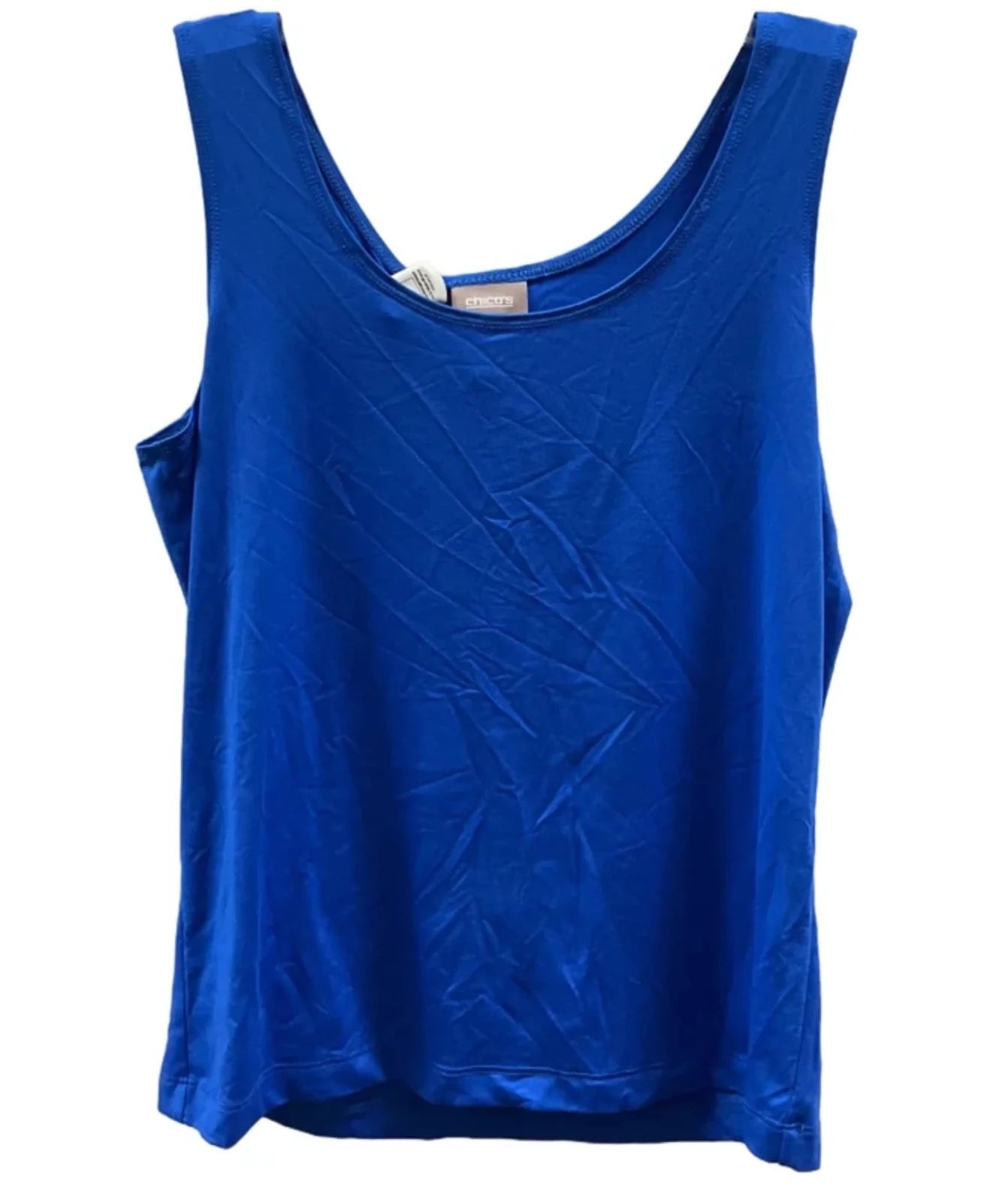 Top Sleeveless Basic By Chicos In Blue, Size: M