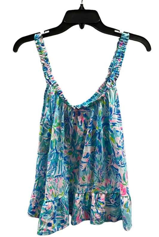 Top Sleeveless Designer By Lilly Pulitzer In Multi-colored, Size: M