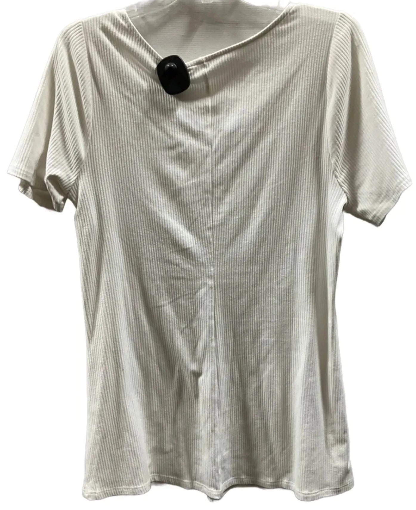 Top Short Sleeve Basic By Lane Bryant In White, Size: Xl