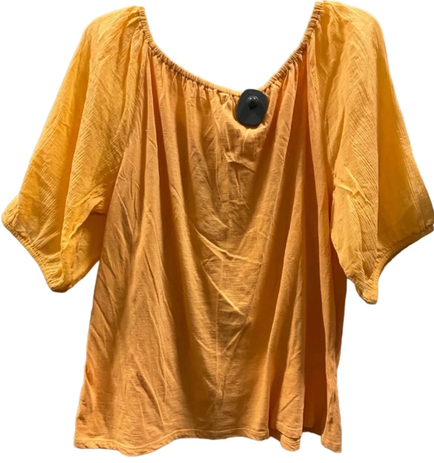Top Short Sleeve By Loft In Orange, Size: Xl