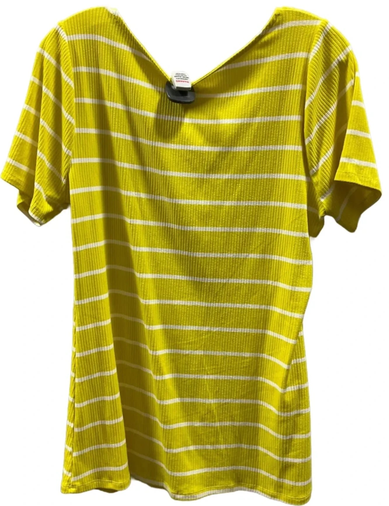 Top Short Sleeve Basic By Lane Bryant In Striped Pattern, Size: Xl