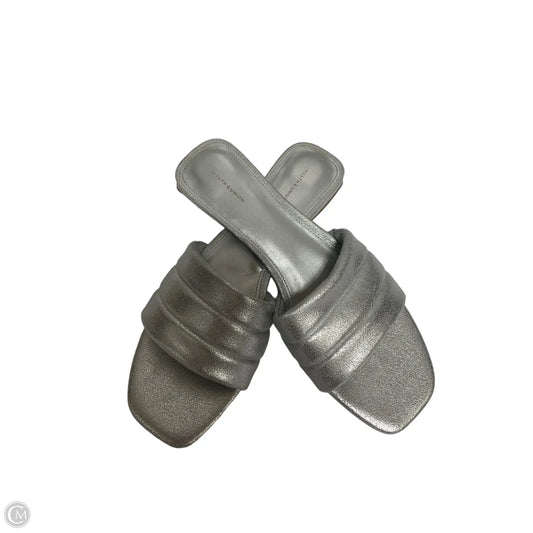 Sandals Flats By 14th And Union In Silver, Size: 12