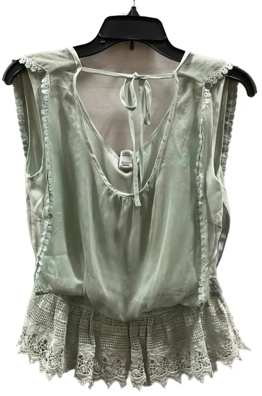 Top Sleeveless By Ryu In Green, Size: M
