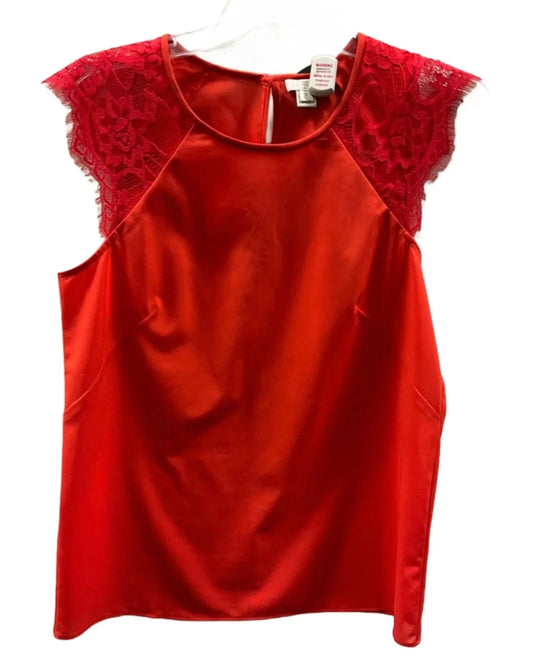 Top Short Sleeve By J. Crew In Red, Size: Xs