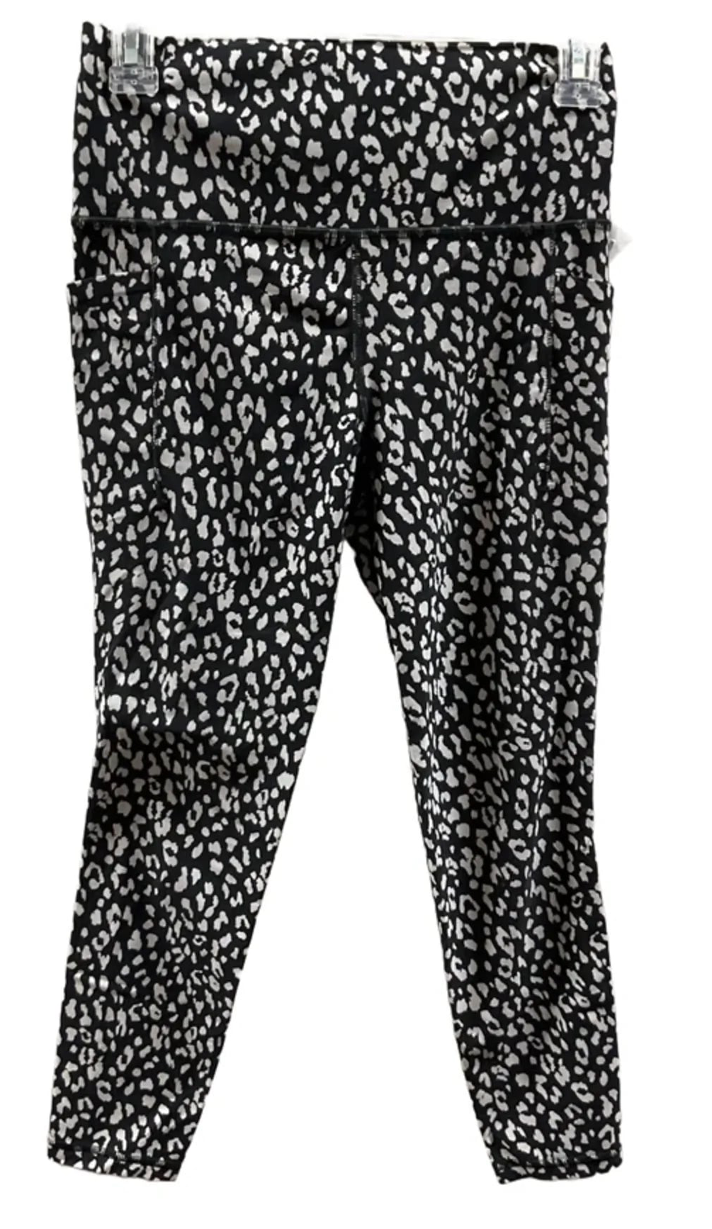 Athletic Leggings By Athleta In Black & White, Size: S