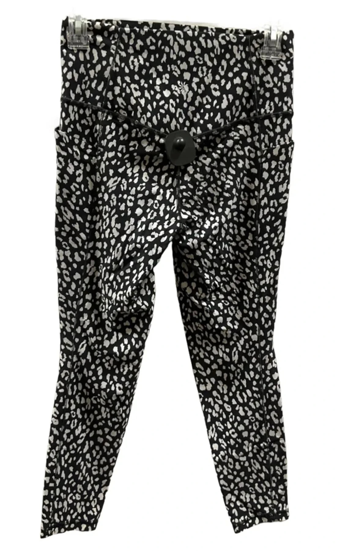 Athletic Leggings By Athleta In Black & White, Size: S