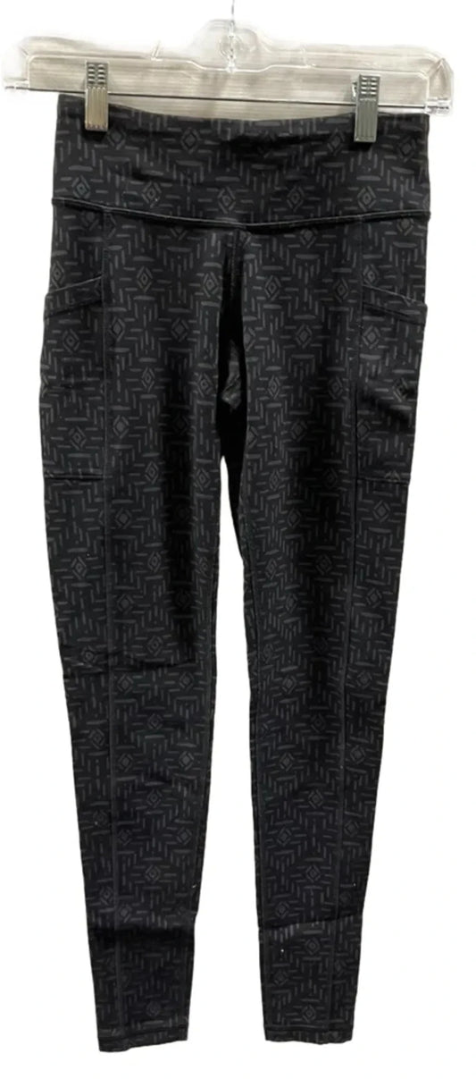 Athletic Leggings By Lucy In Black, Size: Xs