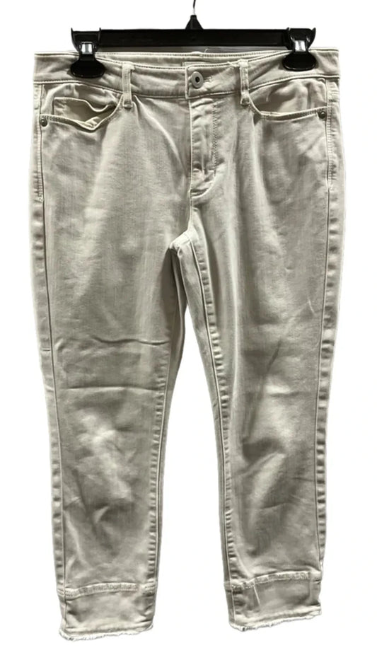Pants Cropped By J. Jill In Cream, Size: 2