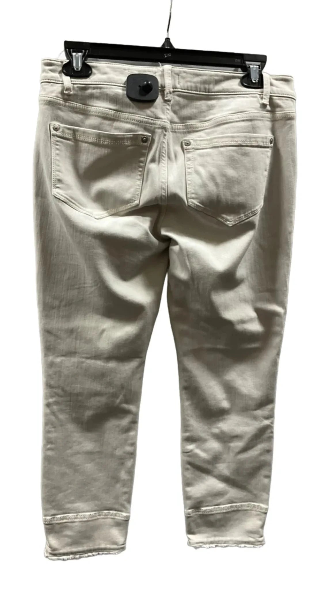 Pants Cropped By J. Jill In Cream, Size: 2