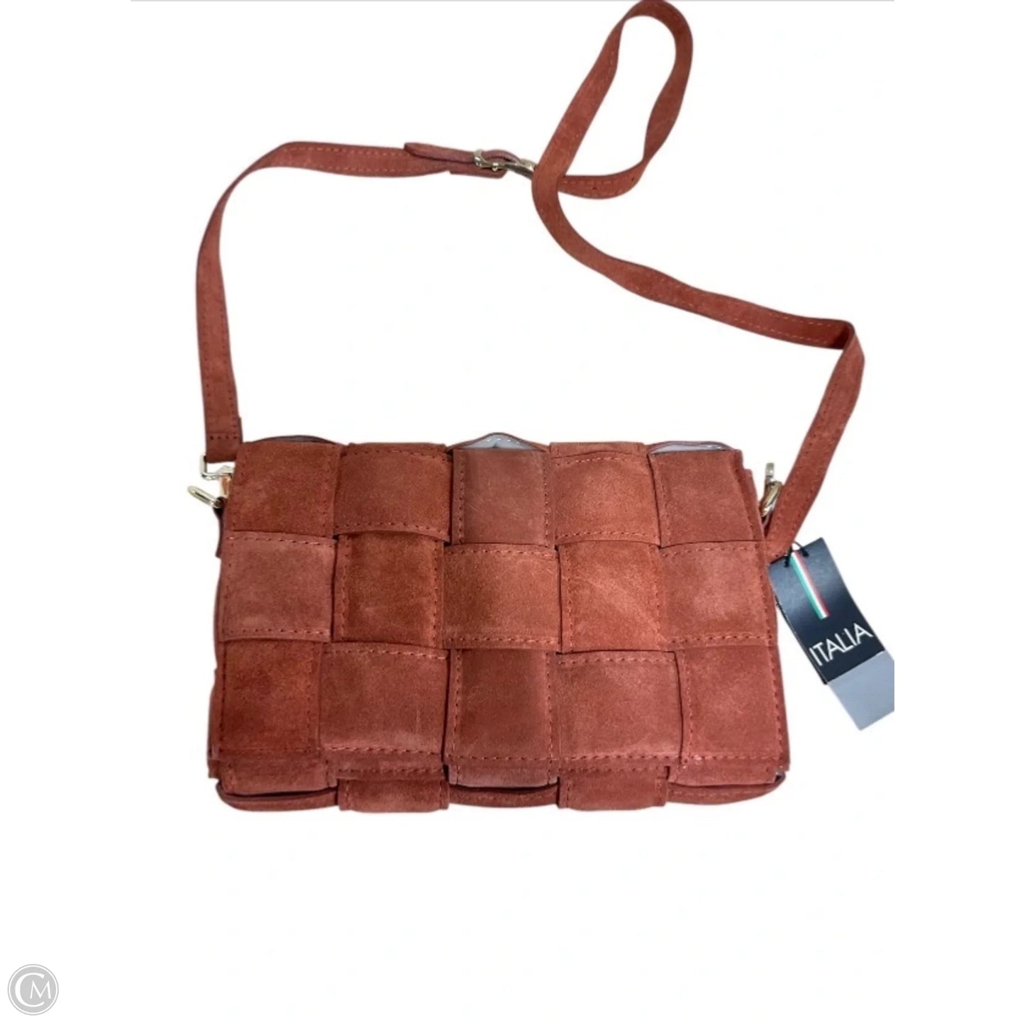 Handbag Leather By Cma, Size: Medium