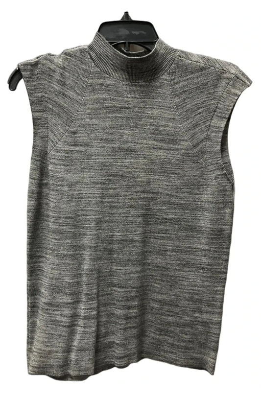 Top Short Sleeve By Worthington In Grey, Size: M