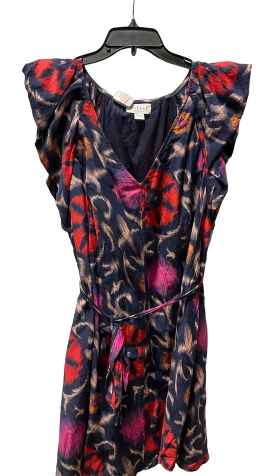 Dress Casual Midi By Velvet By Graham & Spencer In Multi-colored, Size: L