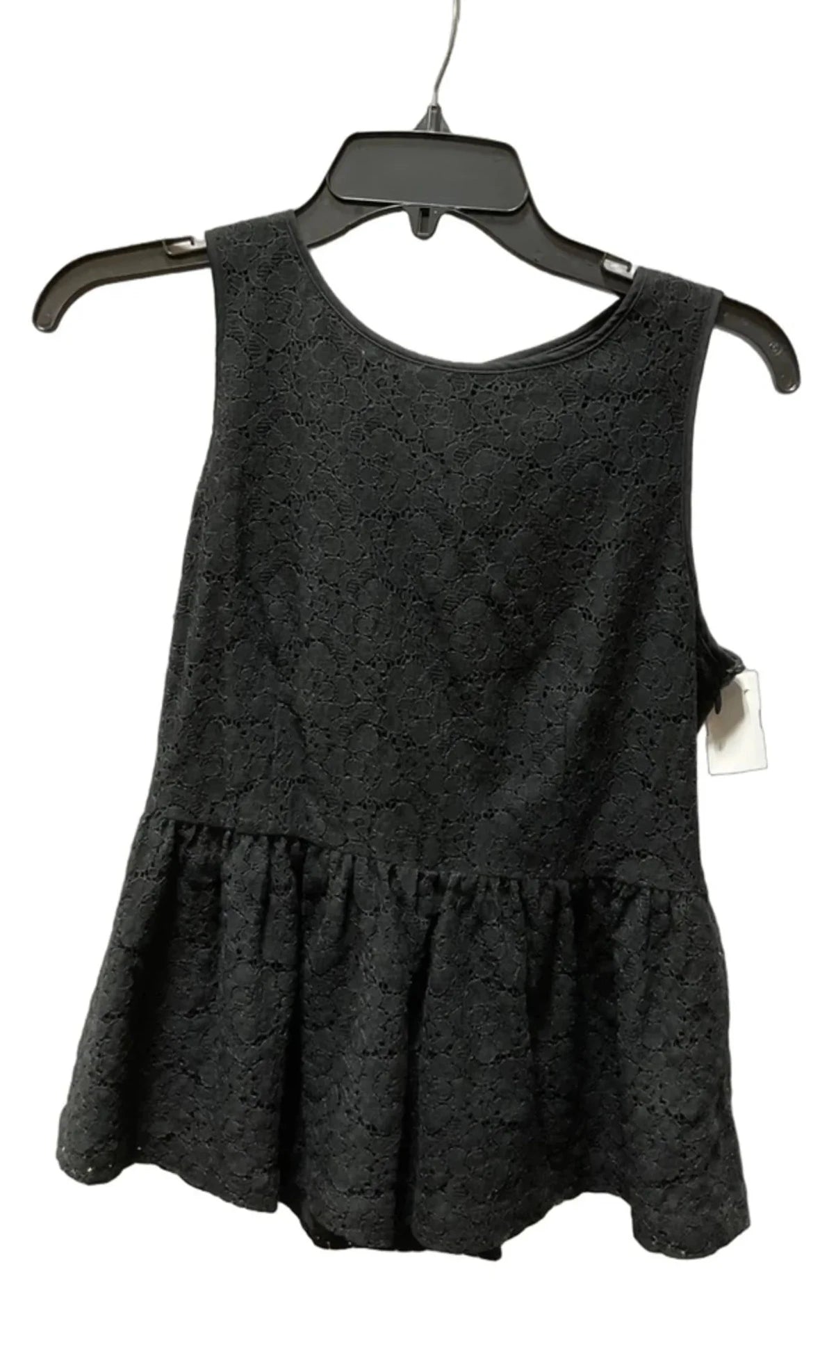 Top Sleeveless By Banana Republic In Black, Size: S
