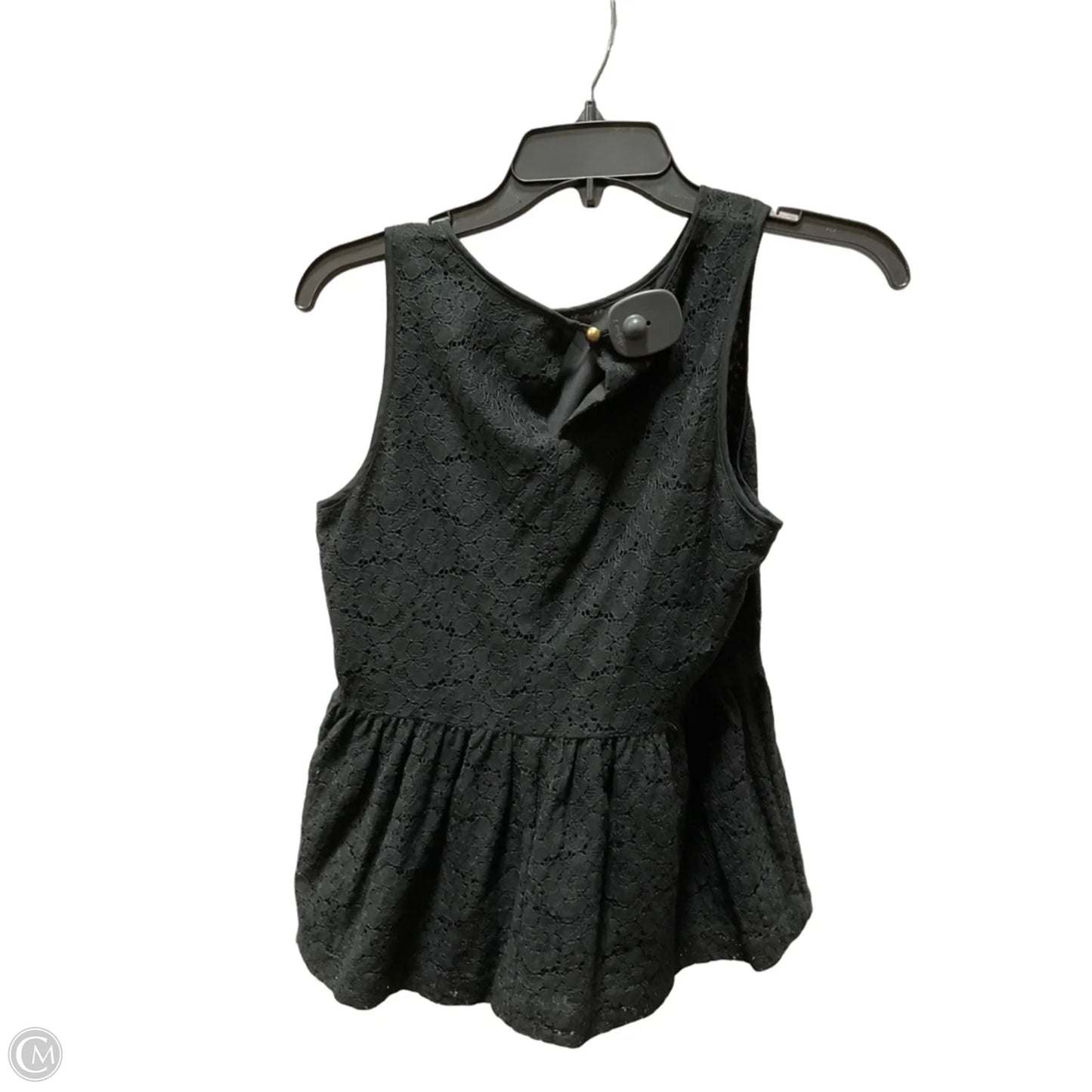 Top Sleeveless By Banana Republic In Black, Size: S
