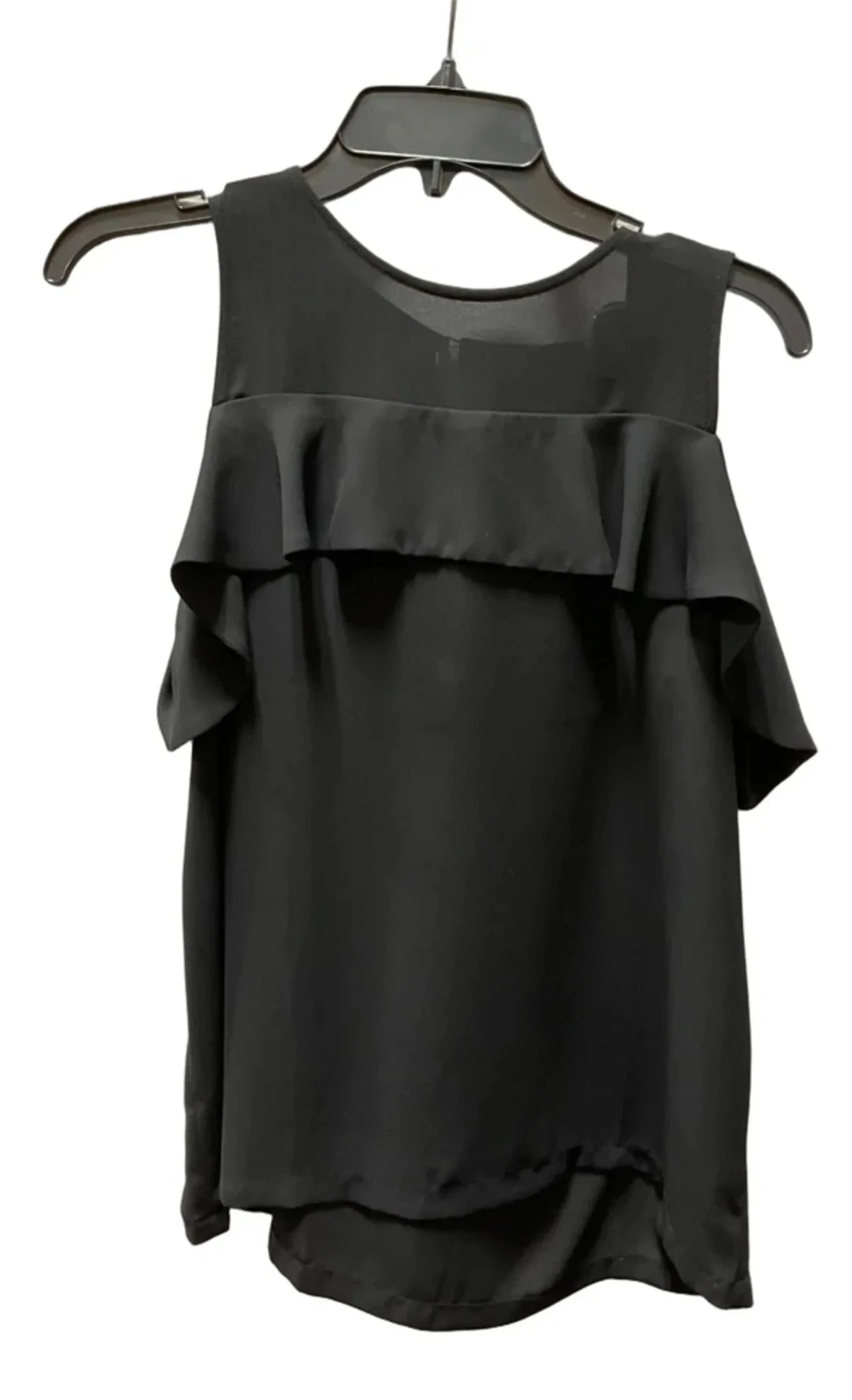 Top Sleeveless By Loft In Black, Size: S