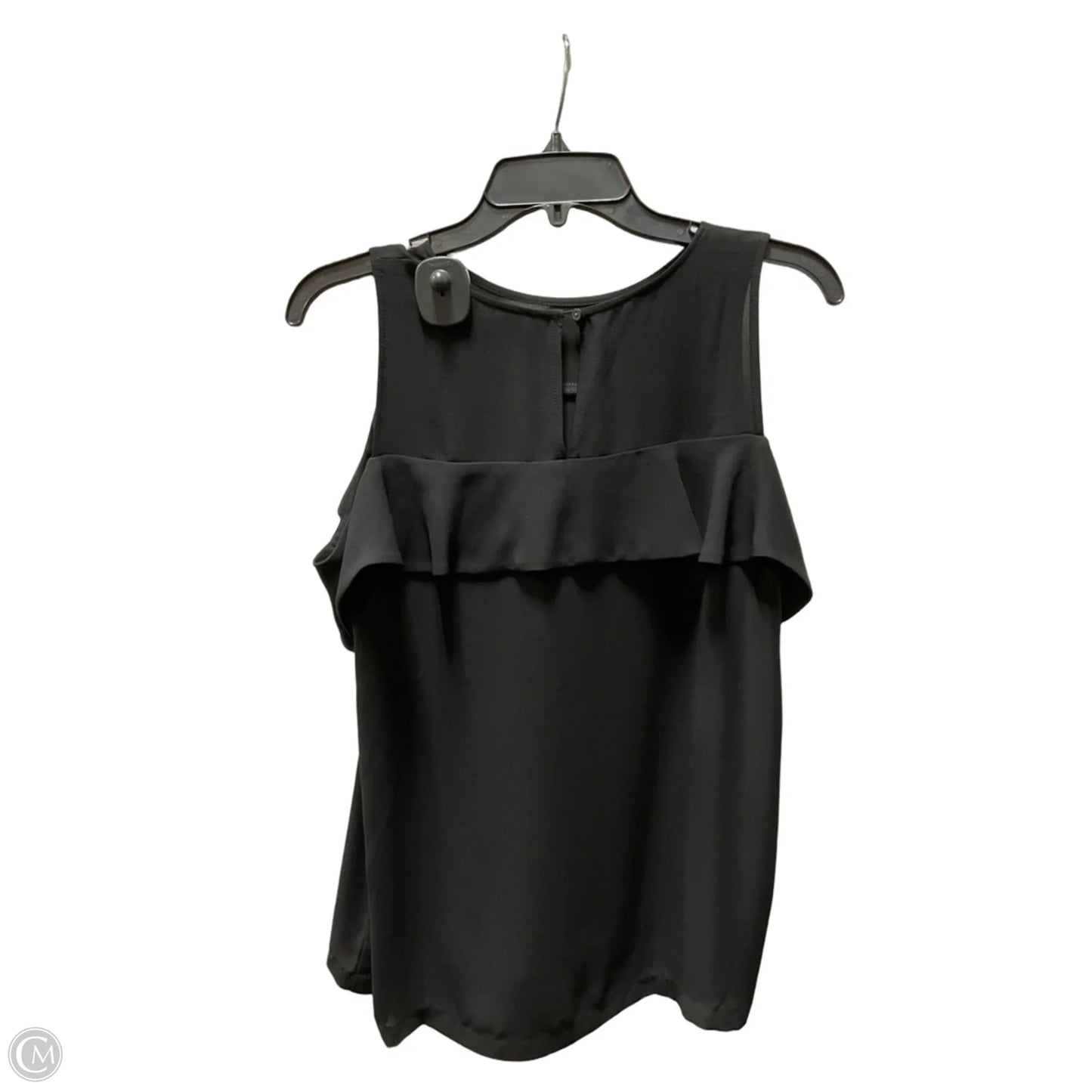 Top Sleeveless By Loft In Black, Size: S
