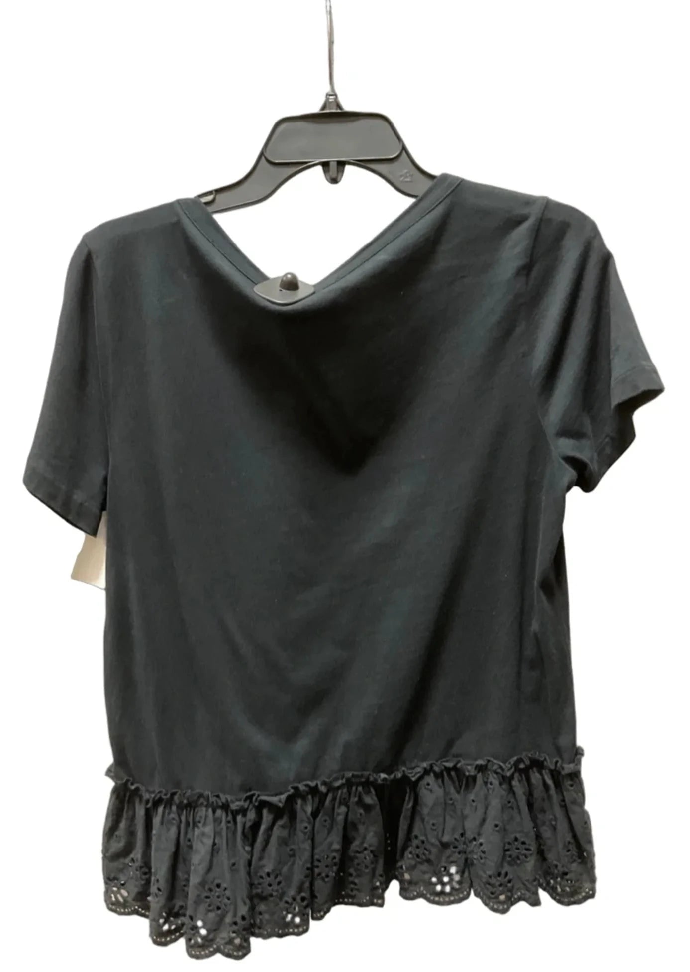 Top Short Sleeve Basic By J. Crew In Black, Size: M