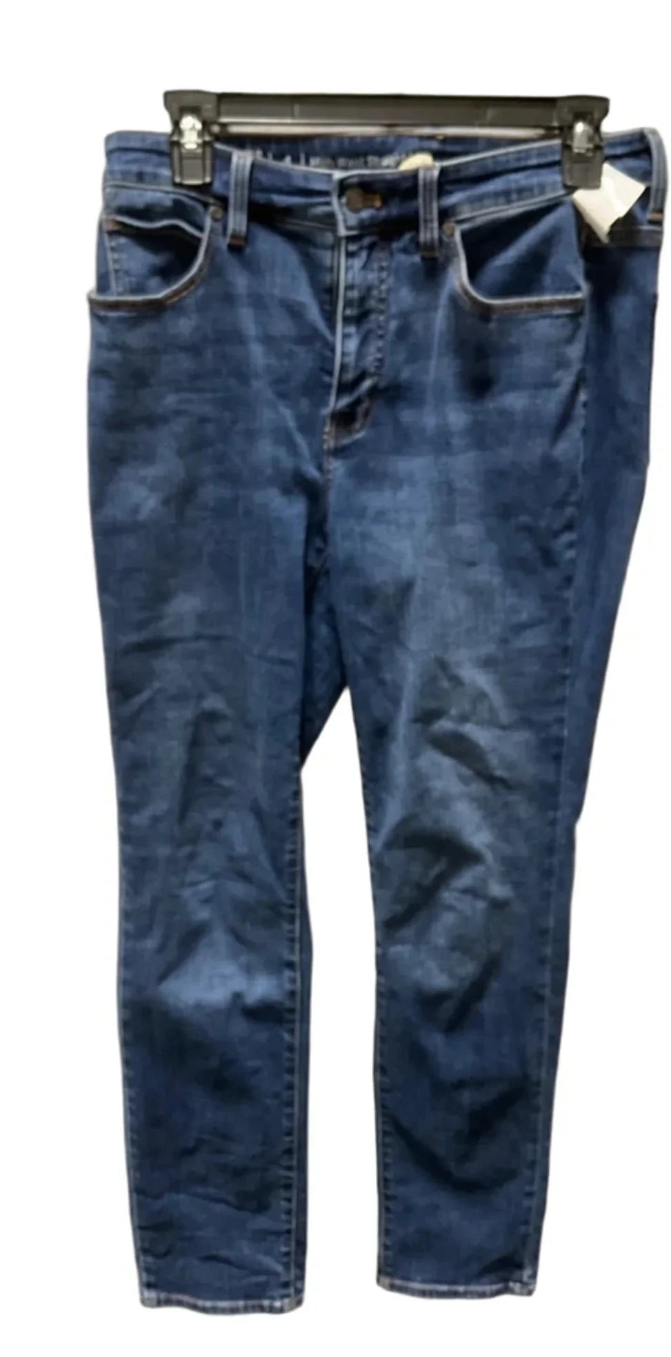 Jeans Straight By Talbots In Blue Denim, Size: 4