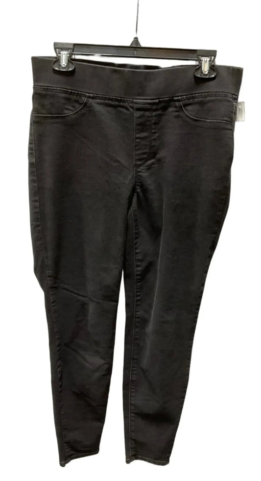 Jeans Jeggings By Talbots In Black Denim, Size: 6