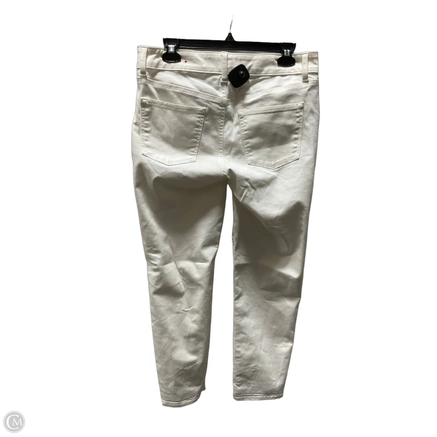 Jeans Boyfriend By Talbots In White Denim, Size: 6