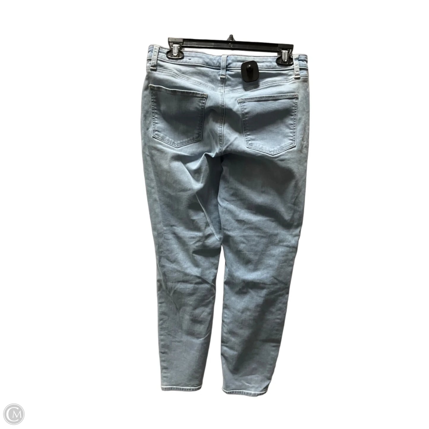 Jeans Straight By Talbots In Blue Denim, Size: 4