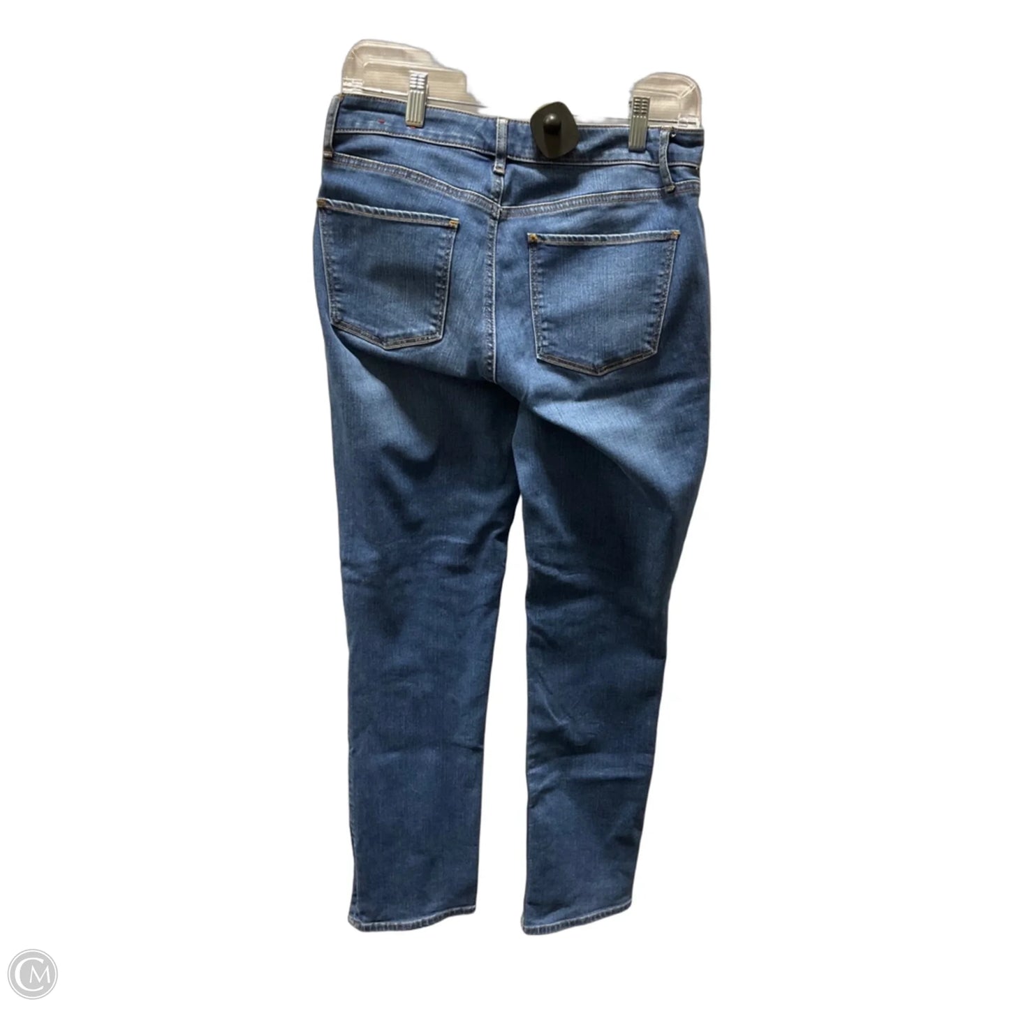 Jeans Straight By Talbots In Blue Denim, Size: 4