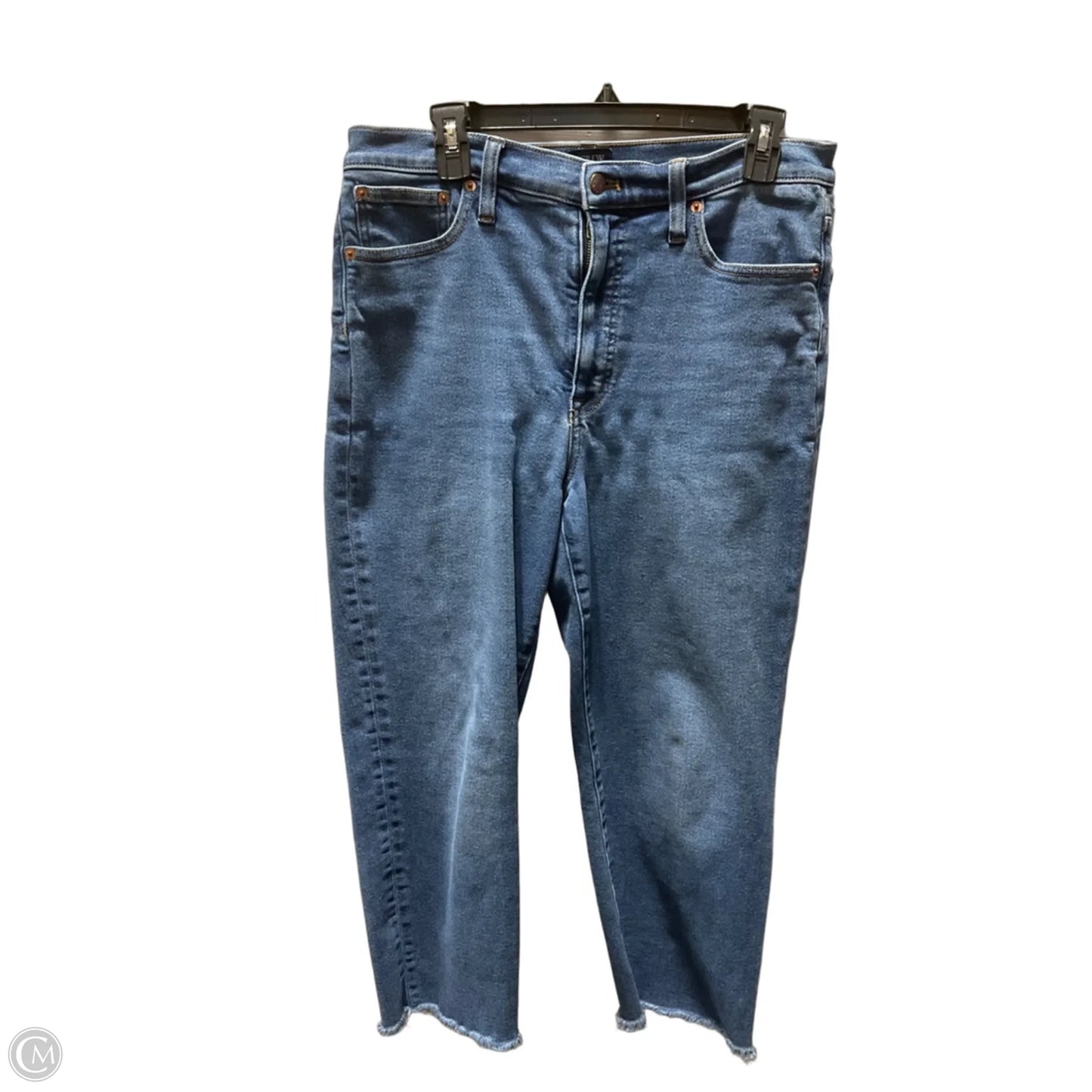 Jeans Straight By J. Crew In Blue Denim, Size: 8