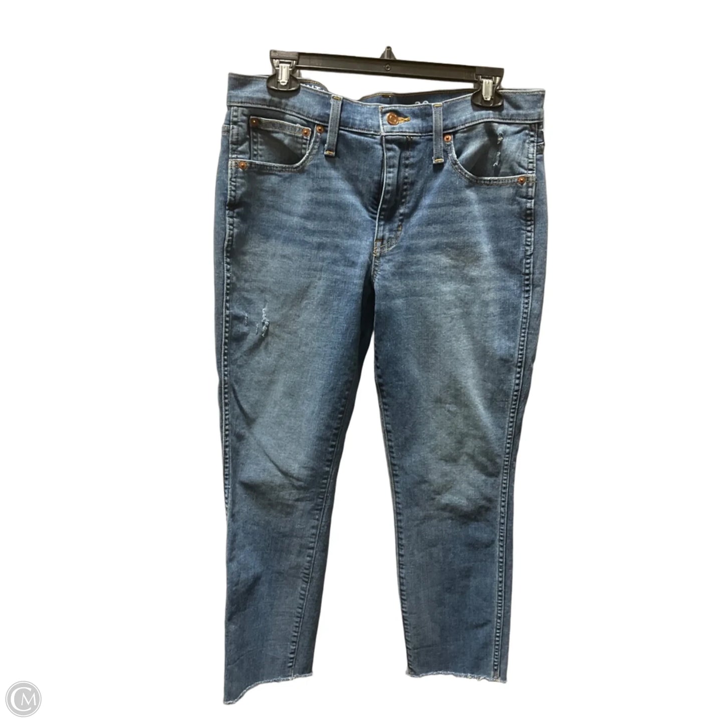 Jeans Straight By J. Crew In Blue Denim, Size: 8