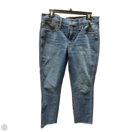 Jeans Straight By J. Crew In Blue Denim, Size: 8