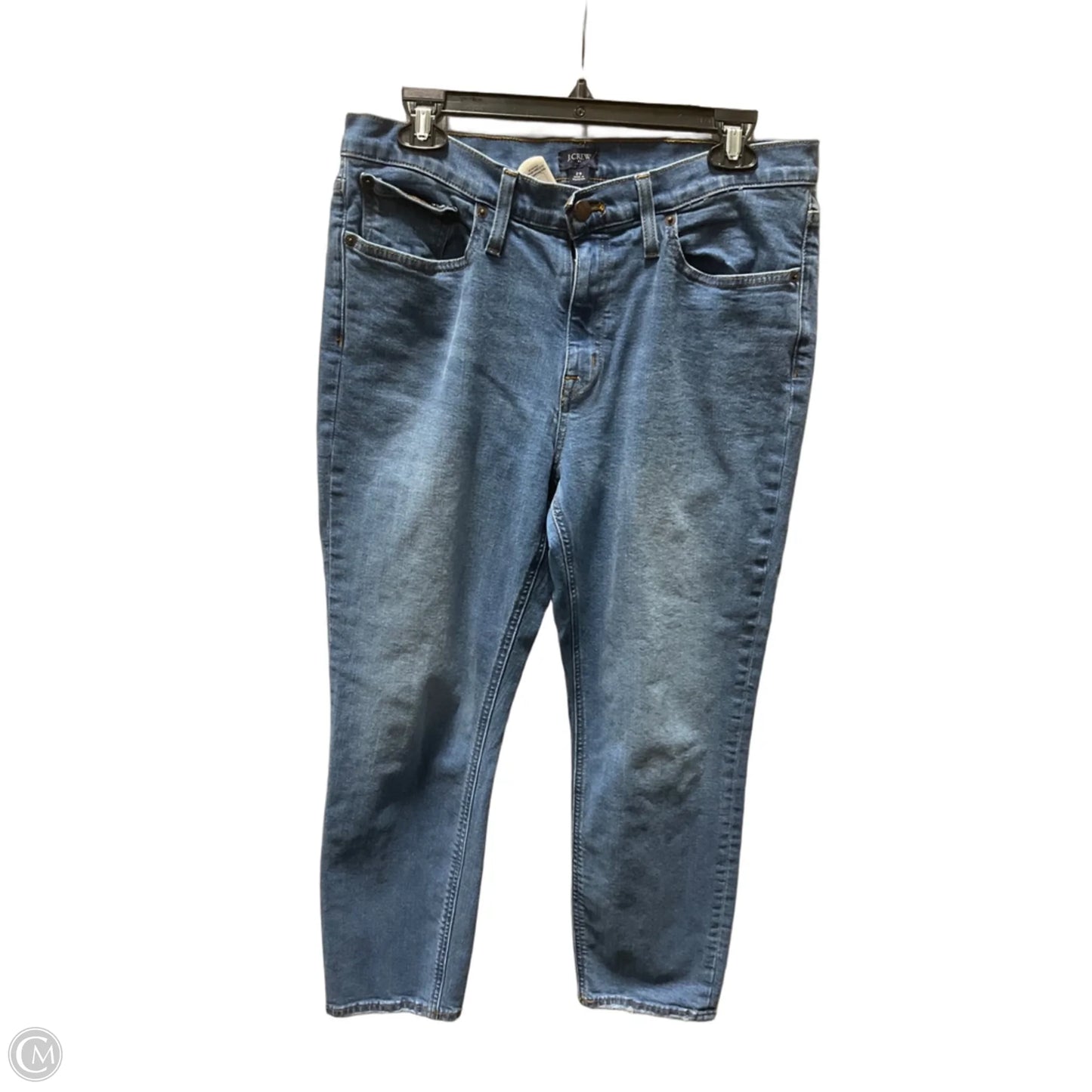 Jeans Straight By J. Crew In Blue Denim, Size: 6