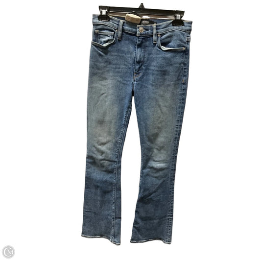 Jeans Flared By Hudson In Blue Denim, Size: 4