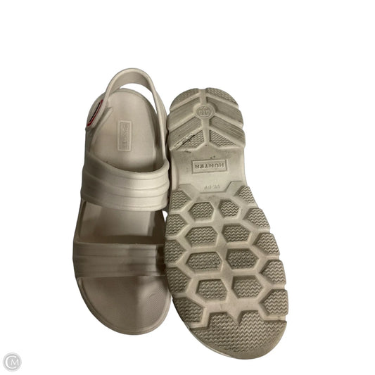 Sandals Flats By Hunter In White, Size: 8