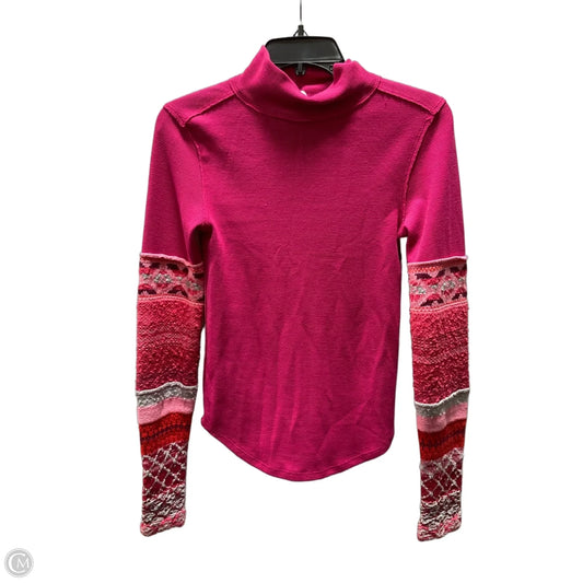 Top Long Sleeve By We The Free In Pink, Size: S