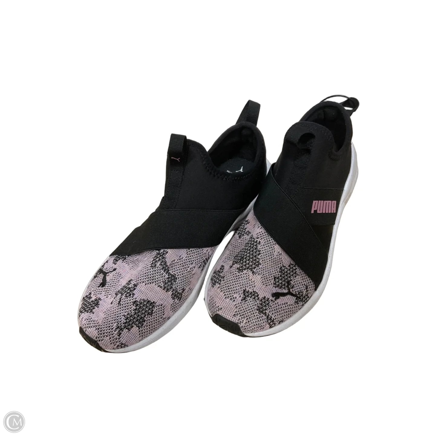 Shoes Athletic By Puma In Black & Purple, Size: 8.5