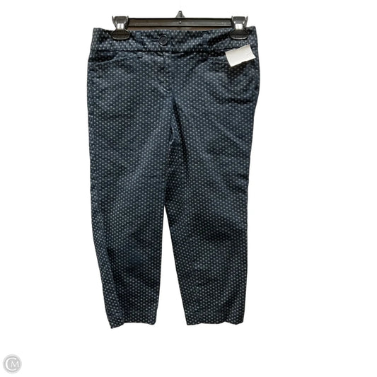 Pants Cropped By Loft In Blue & White, Size: 0p