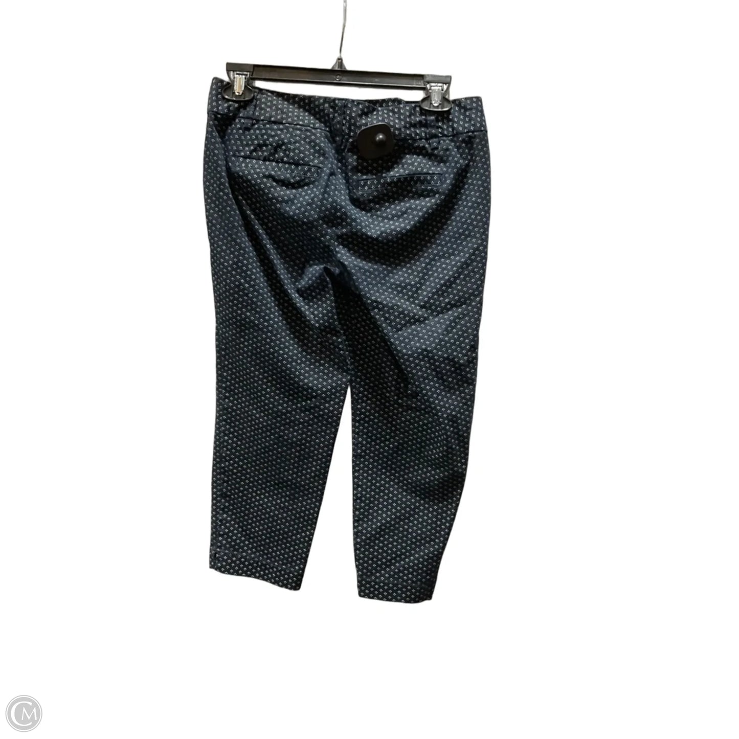 Pants Cropped By Loft In Blue & White, Size: 0p