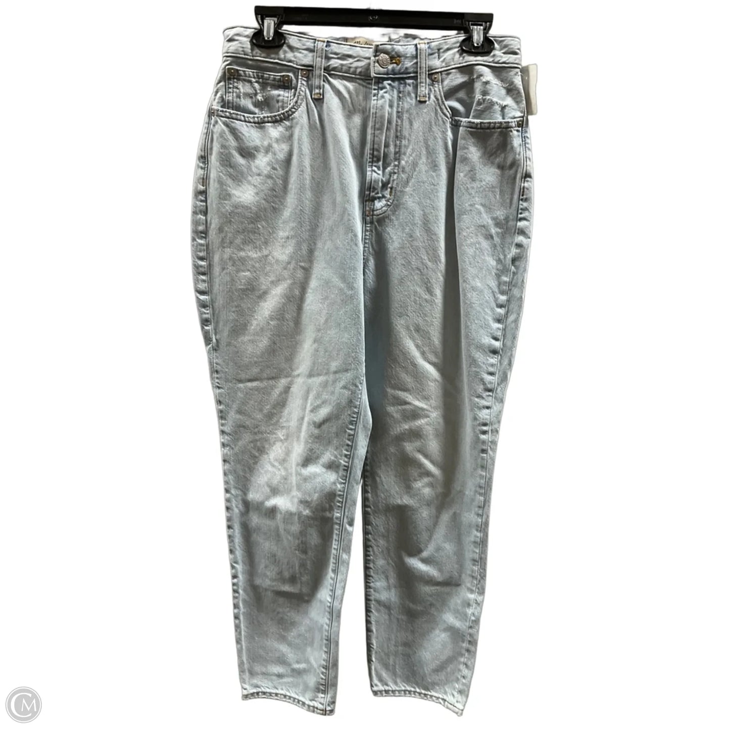 Jeans Straight By Madewell In Blue Denim, Size: 6