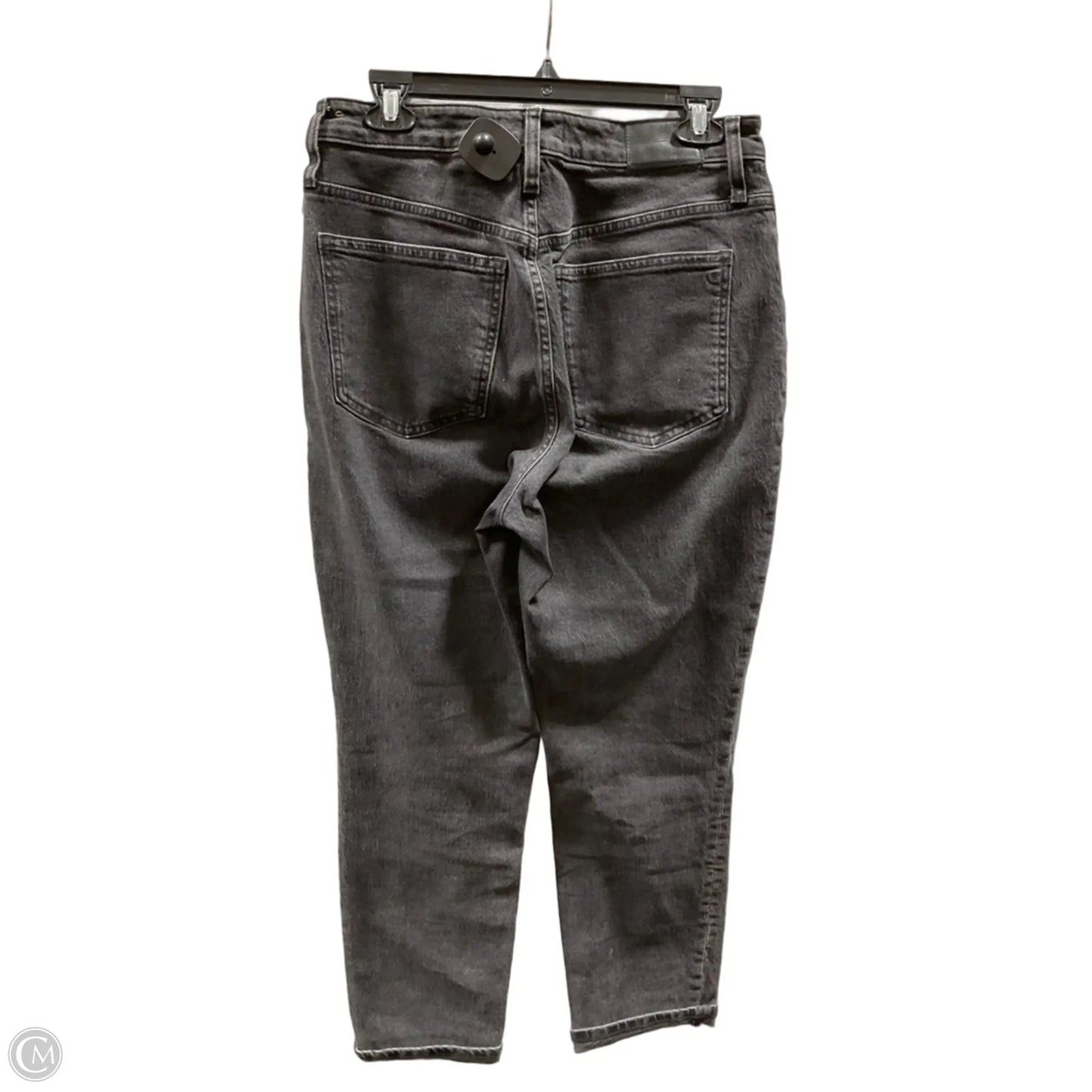 Jeans Straight By Madewell In Black Denim, Size: 6
